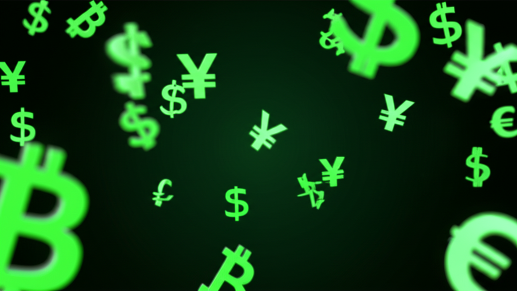 Abstract financial data background